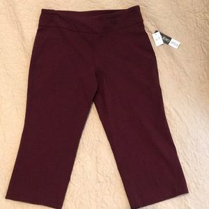 Crop/Capri Business Casual Stretch Dress Pant XL.